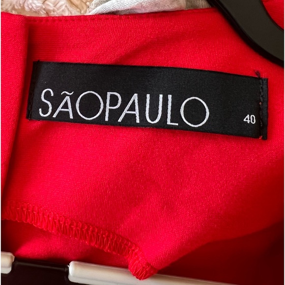 SAOPAULO Dress, size 12- Red coulor - Picture 5 of 6